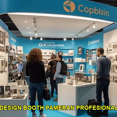design booth pameran profesional